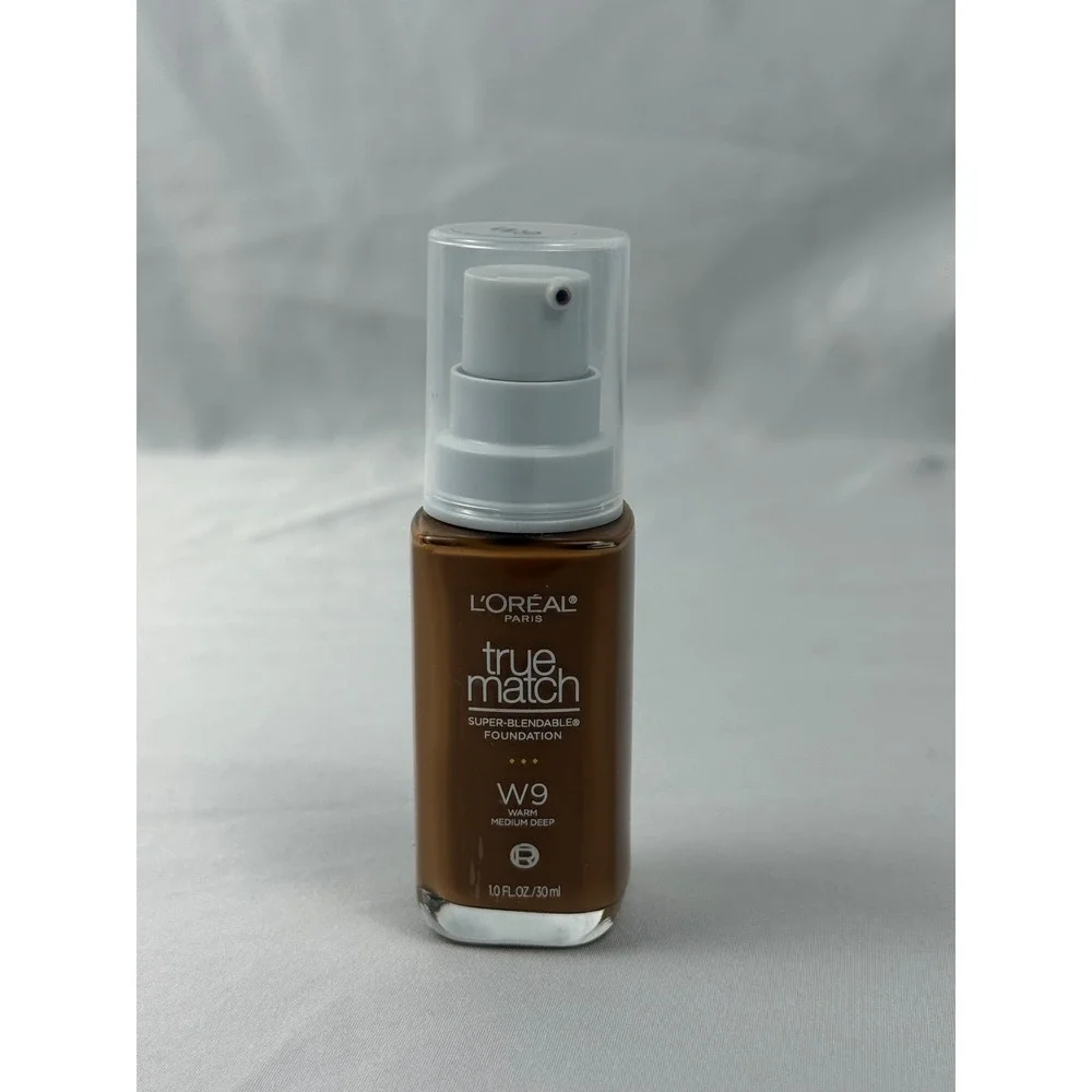 L'Oreal True Match Super-Blendable Foundation W9 Warm Medium‎ Deep 1.0 fl oz